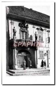 Old Postcard Szekesfehervar Varosi Tanacshaz Kapuja az Igazsag're Beke szobra...