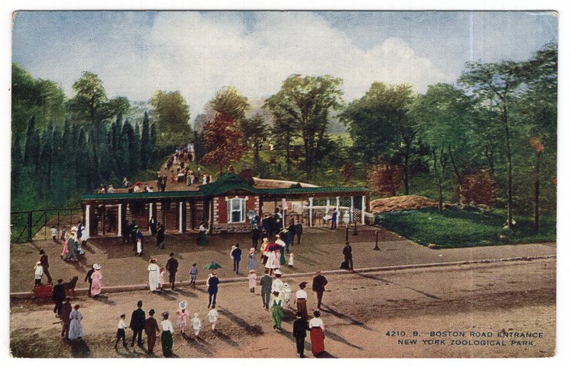 Boston Road Entrance, New York Zoological Park