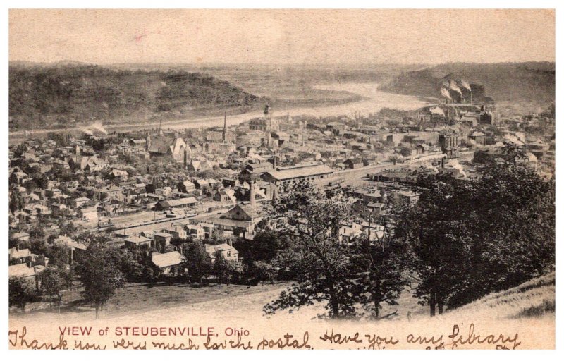 Ohio  Steubenville  Bird's View