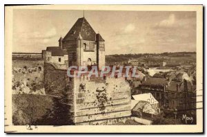 Old Postcard The Small Paintings of Normandy Dieppe Chateau Tour St Remy