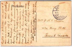 Postcard Germany Victoriastrasse Gross-Lichterfelde