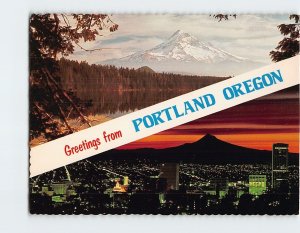 Postcard Greetings from Portland, Oregon