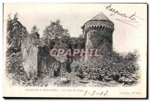 Old Postcard Fougeres Chateau De La Tour de Coigny