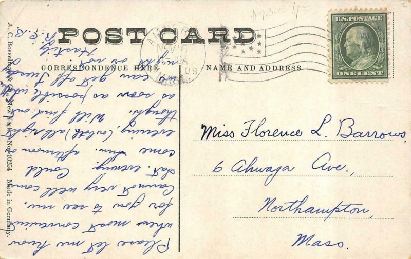 PROVIDENCE, RI Rhode Island   TECHNICAL HIGH SCHOOL    1909 Postcard