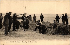 CPA BERCK-Plage - Ensablage des Bois (976752)