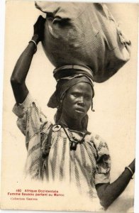 CPA AK Senegal-Femme Sousou partant au Maroc (235324)