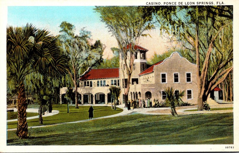 Florida Ponce de Leon Springs The Casino Curteich