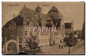 Old Postcard Landau Pfalz Festhalle