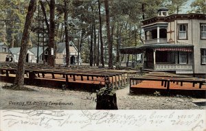 Ossining Camp Grounds, Ossining, New York, Early Postcard, Used in 1908