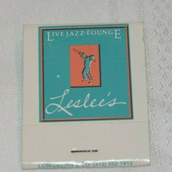 Leslee's Live Jazz Lounge Evanston Illinois 20 Strike Matchbook