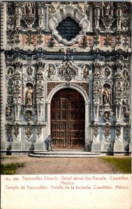 Mexico Cuautitlan Tepozotlan Church Detail About The Facade