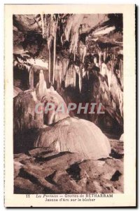 Grottes de Betharram - Jeanne d & # 39Arc on Bucher Old Postcard