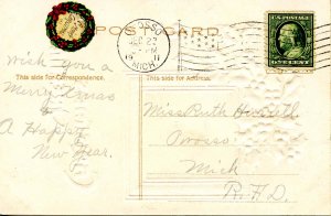 Greeting - Christmas. Santa Claus, Red Robe