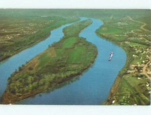 Pre-1980 RIVER SCENE Parkersburg West Virginia WV AE5519