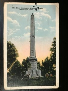 Vintage Postcard 1917 Ohio State Monument Missionary Ridge Chattanooga Tennessee