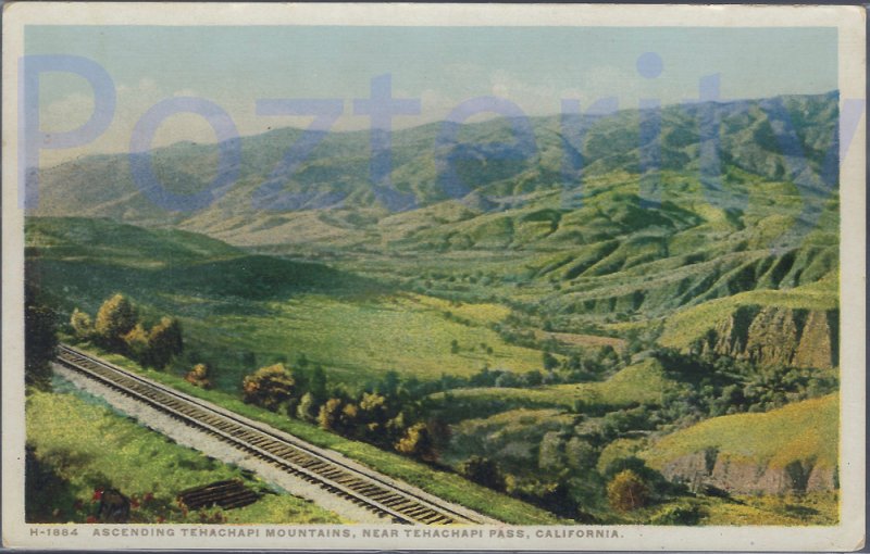 ASCENDING TEHACHAPI NEAR TEHACHAPI PEAK