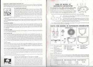 Sunbeam Mixmaster Illustrated Advertising Recipe Booklet