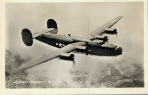 Aviation Consolidated B-24 Liberator American Heavy Bomber RPPC 07.34