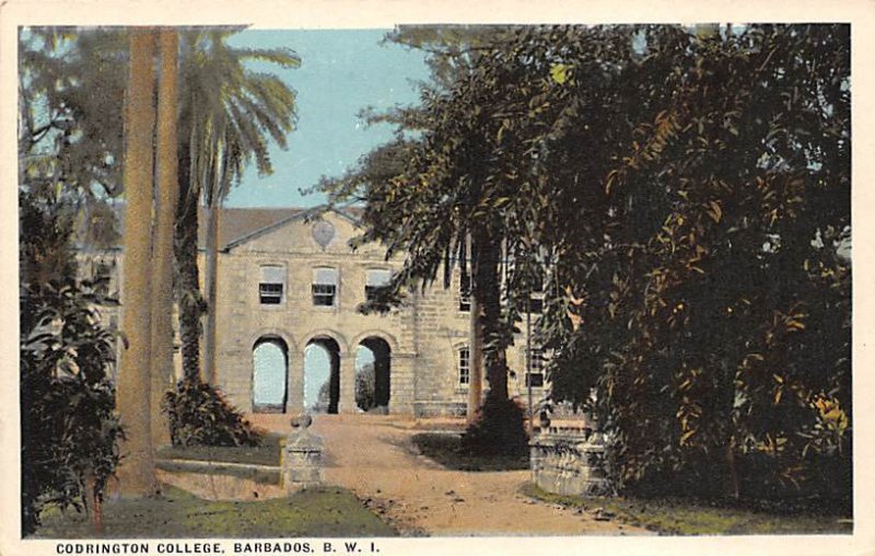 Codrington College Barbados West Indies Unused 