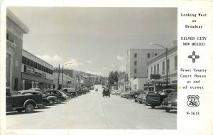 Postcard RPPC New Mexico Silver City Grant County Courthouse 1940s 23-4142