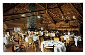 Postcard Yellowstone - Old Faithful Inn Dining Room