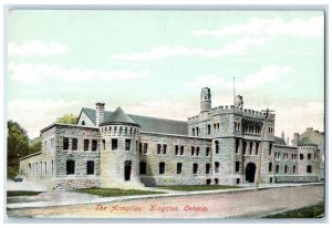 c1905 The Armories Kingston Ontario Canada Antique Unposted Postcard