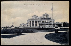 Vintage Postcard 1909 Mansion White Park (Shadow Lawn), Long Branch, New Jersey