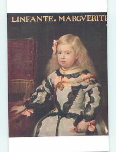 c1910 foreign signed VELASQUEZ - PORTRAIT OF INFANT MARIE MARGUERITE HJ4415@