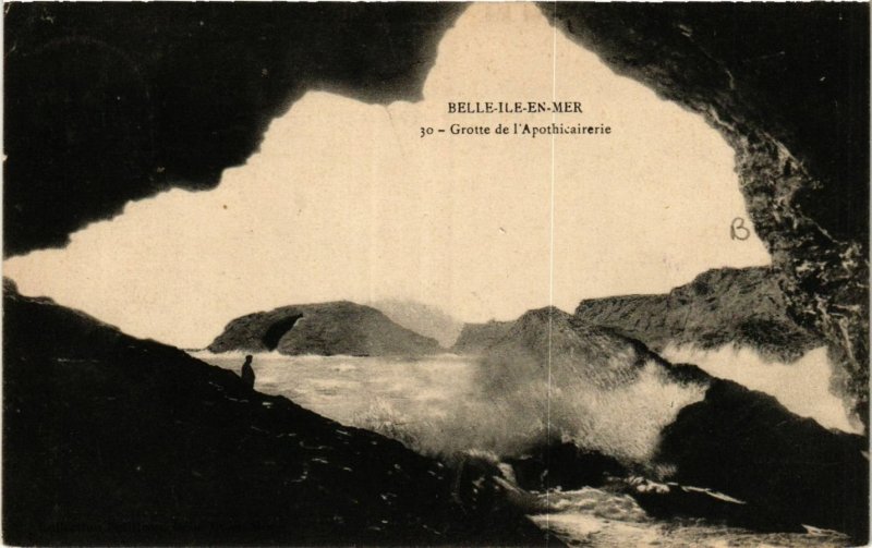 CPA BELLE-ILE-en-MER - Grotte de l'Apothicairerie (431554)