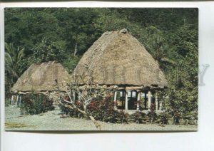 475715 Pacific american Samoa local houses Old postcard