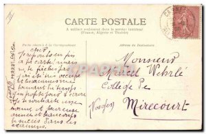 Old Postcard Lighthouse Cannes Coup de mistral