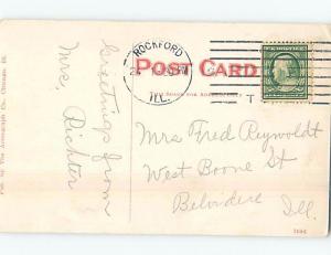 Divided-Back AMERICAN INSURANCE COMPANY BUILDING Rockford Illinois IL G2511