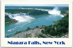 Postcard - American and Canadian Falls, Niagara Falls, New York - Niagara Falls