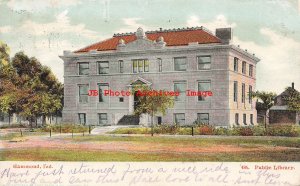 IN, Hammond, Indiana, Public Library, Exterior View, 1906 PM, No 486