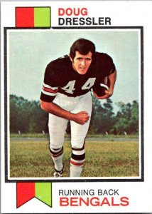 1973 Topps Football Card Doug Dressler Cincinnati Bengals sk2511