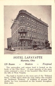 Hotel Lafayette Marietta, Ohio OH