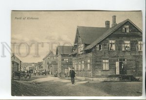 460691 NORWAY Kirkenes street Vintage postcard