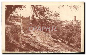 Old Postcard Taza The City And The Walls