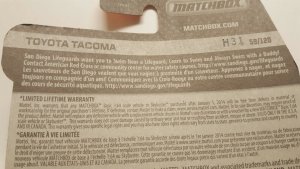 Matchbox Car #59 Toyota Tacoma