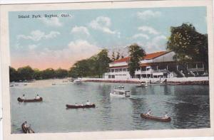 Ohio Dayton Canoeing At Island Park