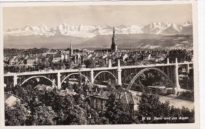 Switzerland Bern und Die Alpen Real Photo