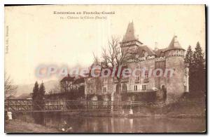 Old Postcard Tour In Franche Comte Chateau De Cleron