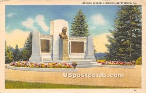 Lincoln Speech Memorial - Gettysburg, Pennsylvania PA  