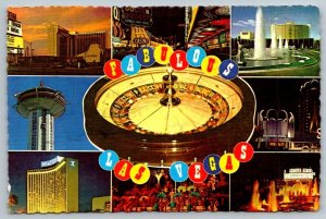 Greetings From Las Vegas  1980    Postcard