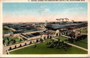 Ohio Middletown The American Rolling Mill Company Central Works 1916