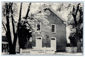 1954 Presbyterian Church Exterior Building Leesburg Virginia VA Vintage Postcard