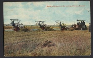 Western Canada Modern Methods of Harvesting Combines and Tractor by V & Sons~ DB