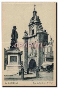 La Rochelle Old Postcard Tour of the big clock