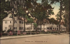 Summerville South Carolina SC Carolina Inn Albertype Vintage Postcard