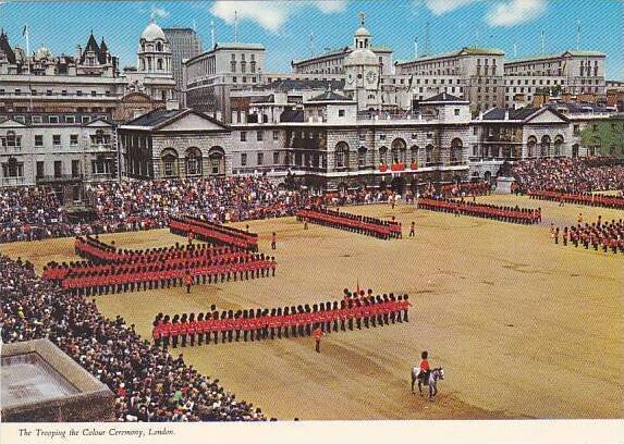 England Trooping the Colour on Horse Guards Parade